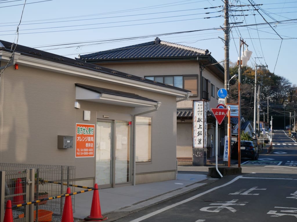 オレンジ薬局根岸店の外観