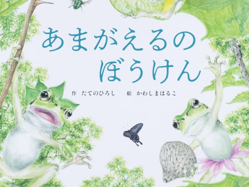 『あまがえるのぼうけん』の表紙