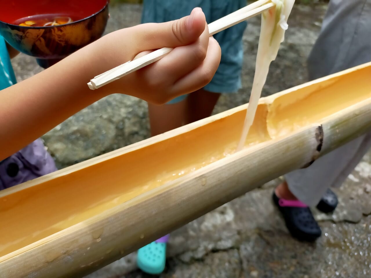 流しそうめん