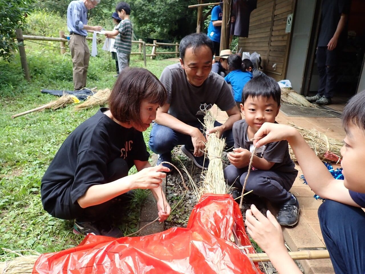 案山子づくり