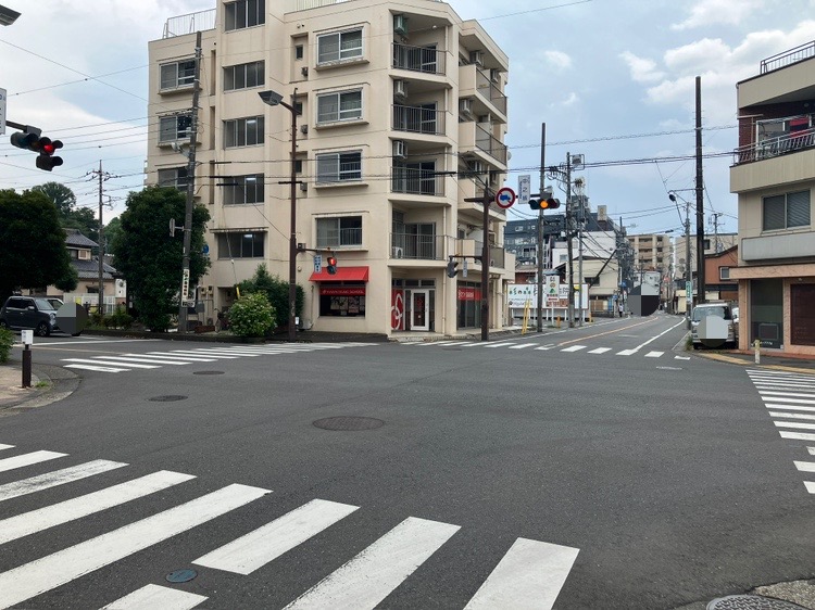 七夕通りの十字路