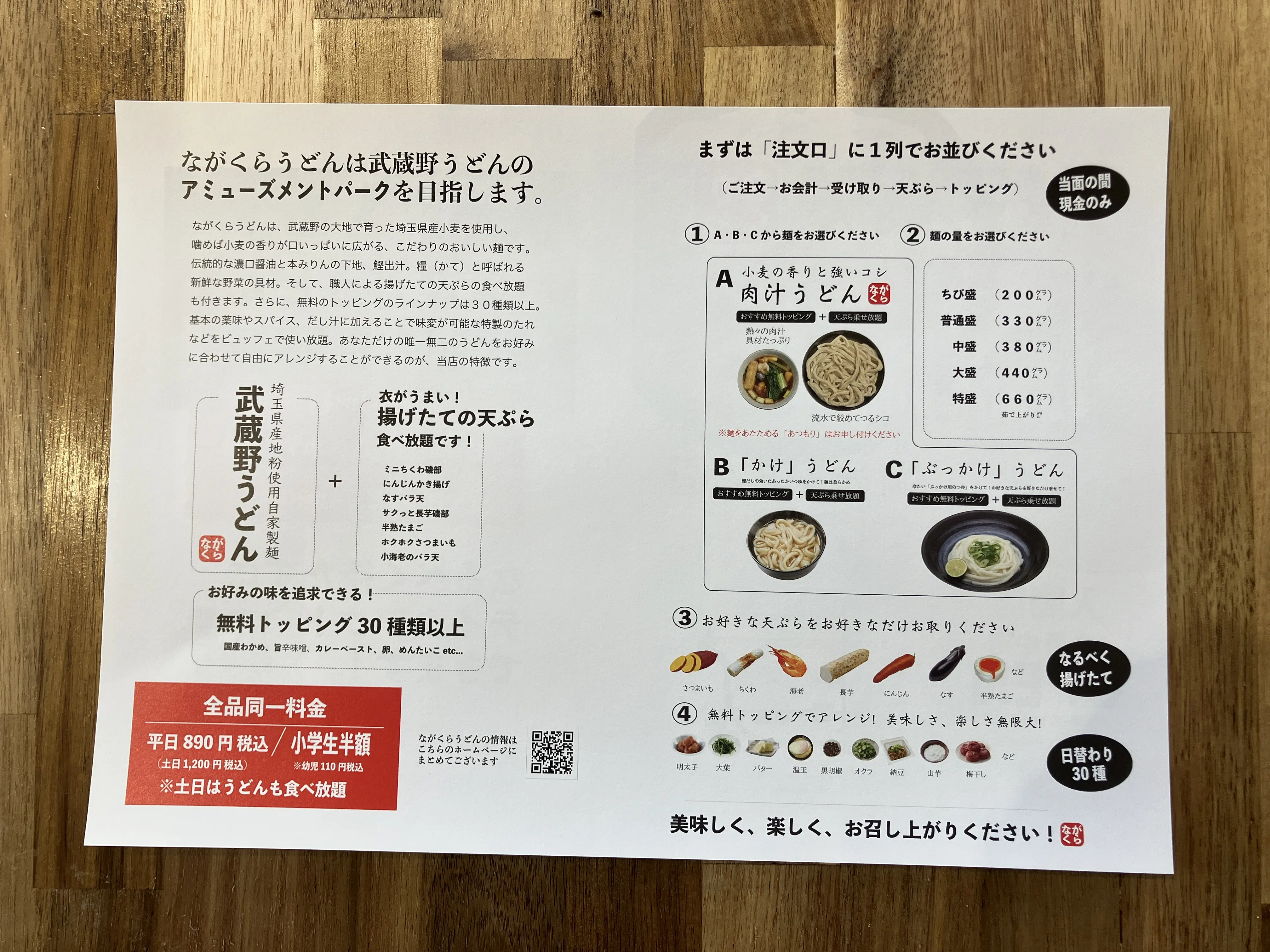 武蔵野うどん ながくら入間店
